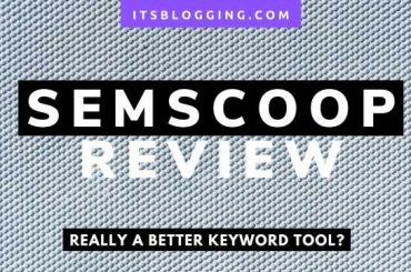 SEMScoop review - Keyword research tool review